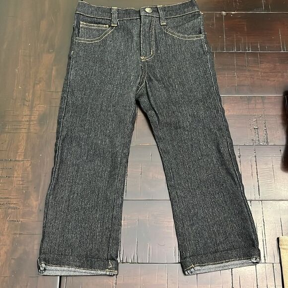 Toddler boy clothes bundle Christmas set pajamas jeans denim 2T and 3T - Picture 4 of 8